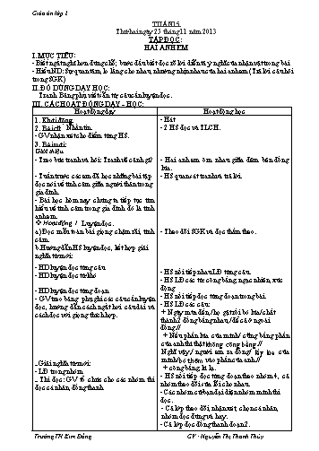 Giáo án điện tử Lớp 2 - Tuần 15 - Nguyễn Thị Thanh Thủy
